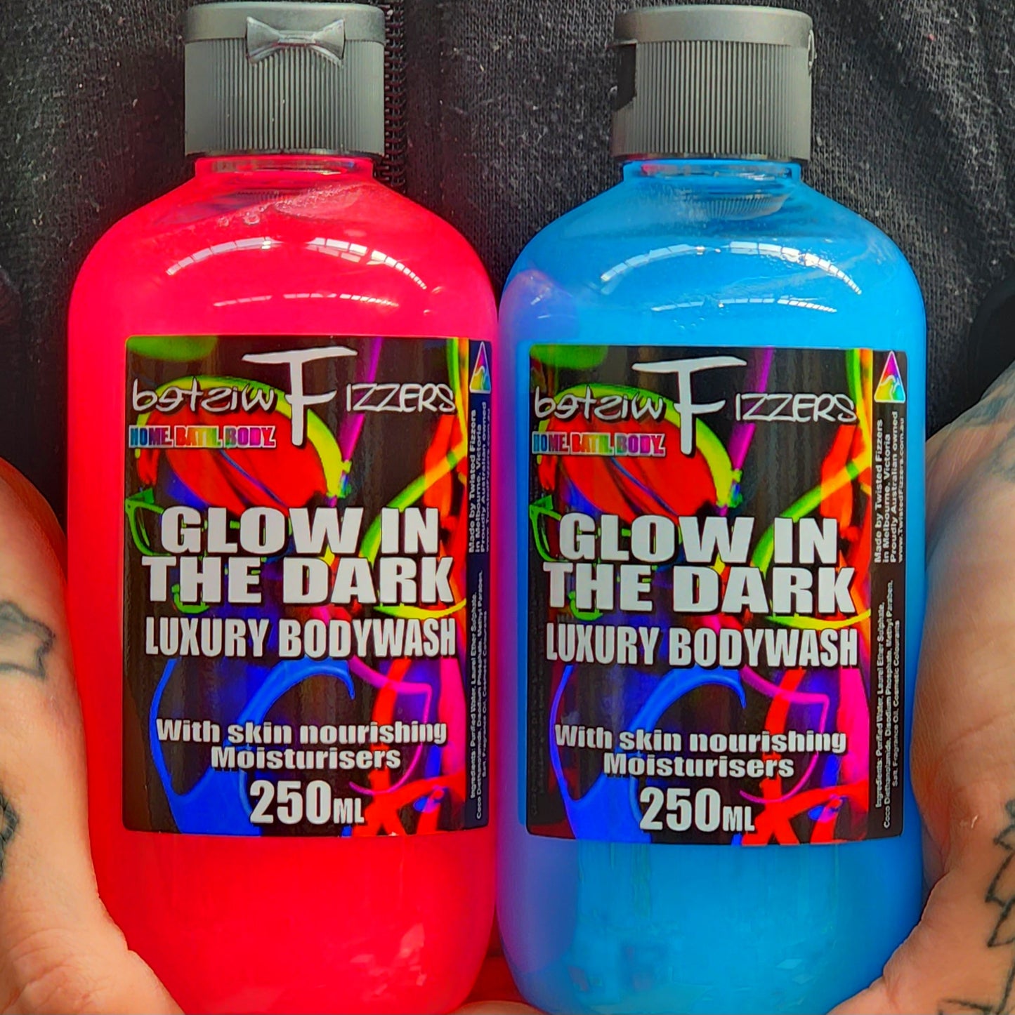 Glow in the dark Body Wash 250ml PINK