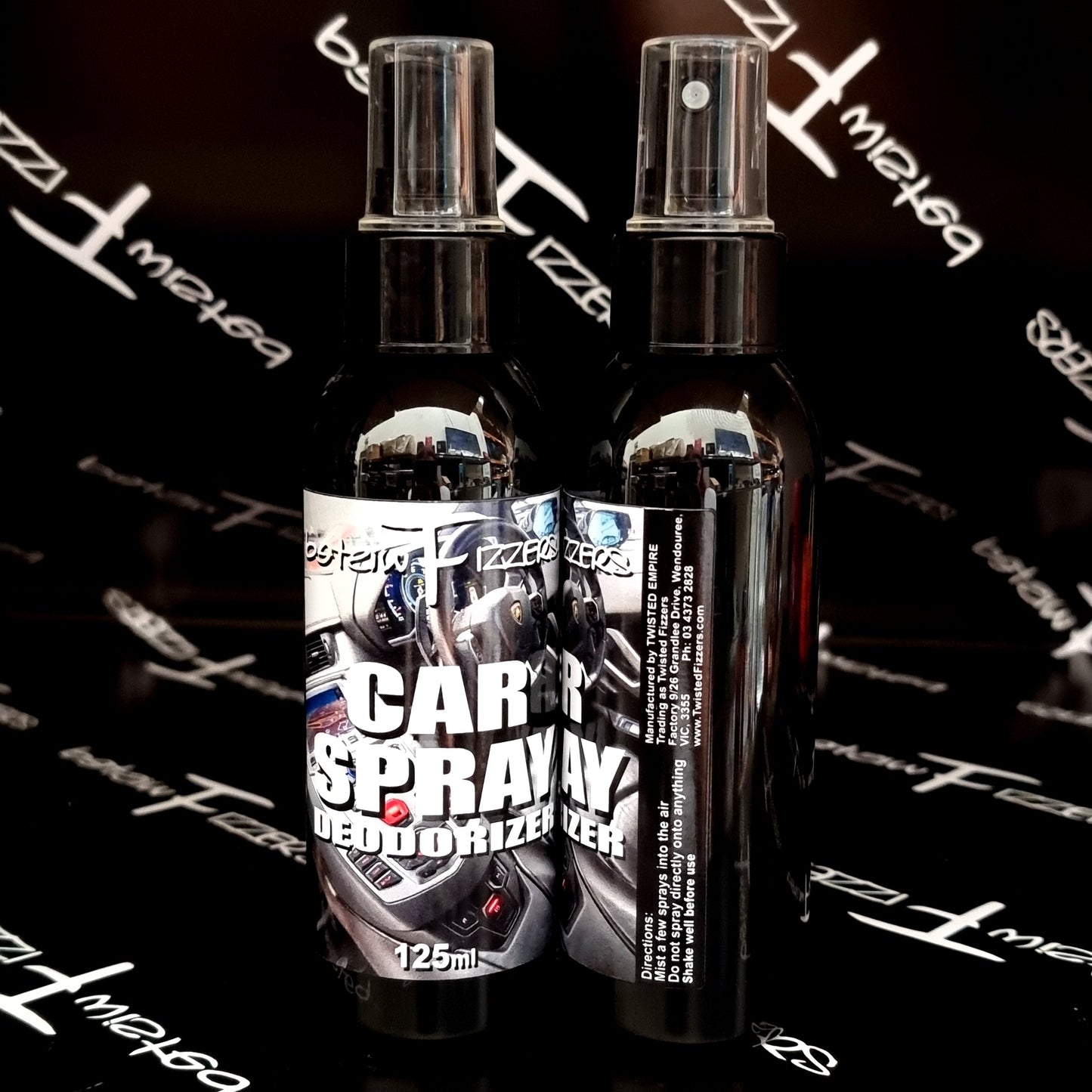 Car Spray Deodoriser - 125ml spray bottle