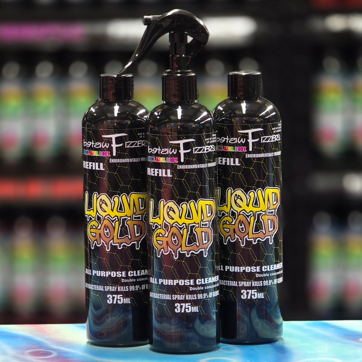 A-F _ Liquid Gold - REFILL - SPECIAL EDITION 375ml - All purpose cleaning spray