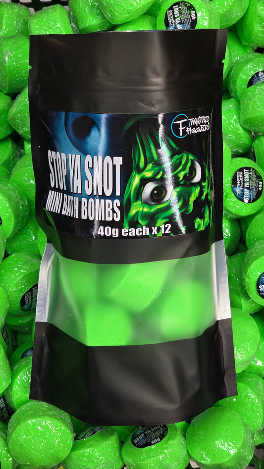 STOP YA SNOT Mini Bath Bombs