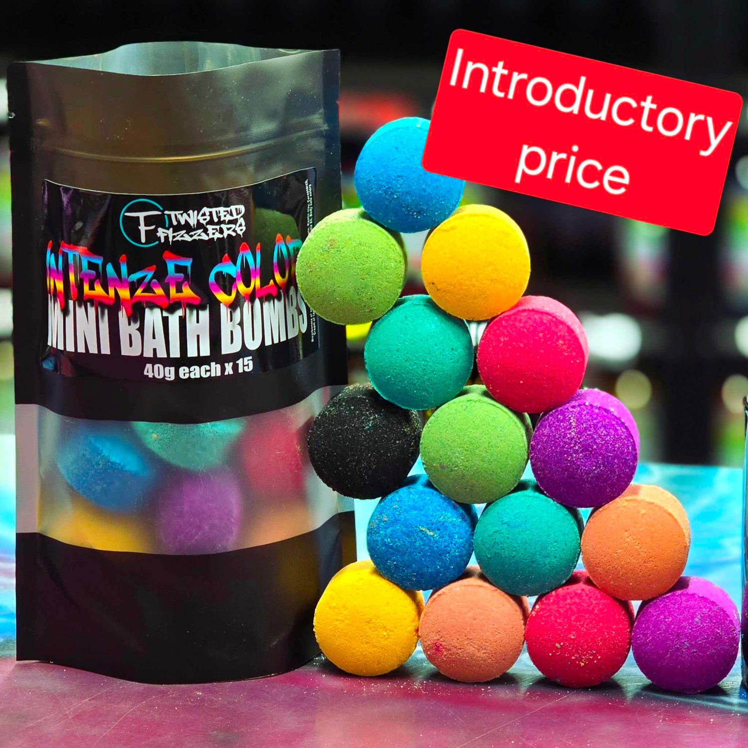 Mini bath bombs